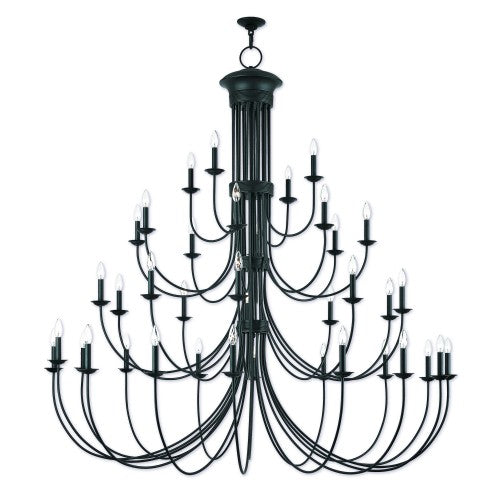 38 Light Bronze Grand Foyer Chandelier Chandelier Livex