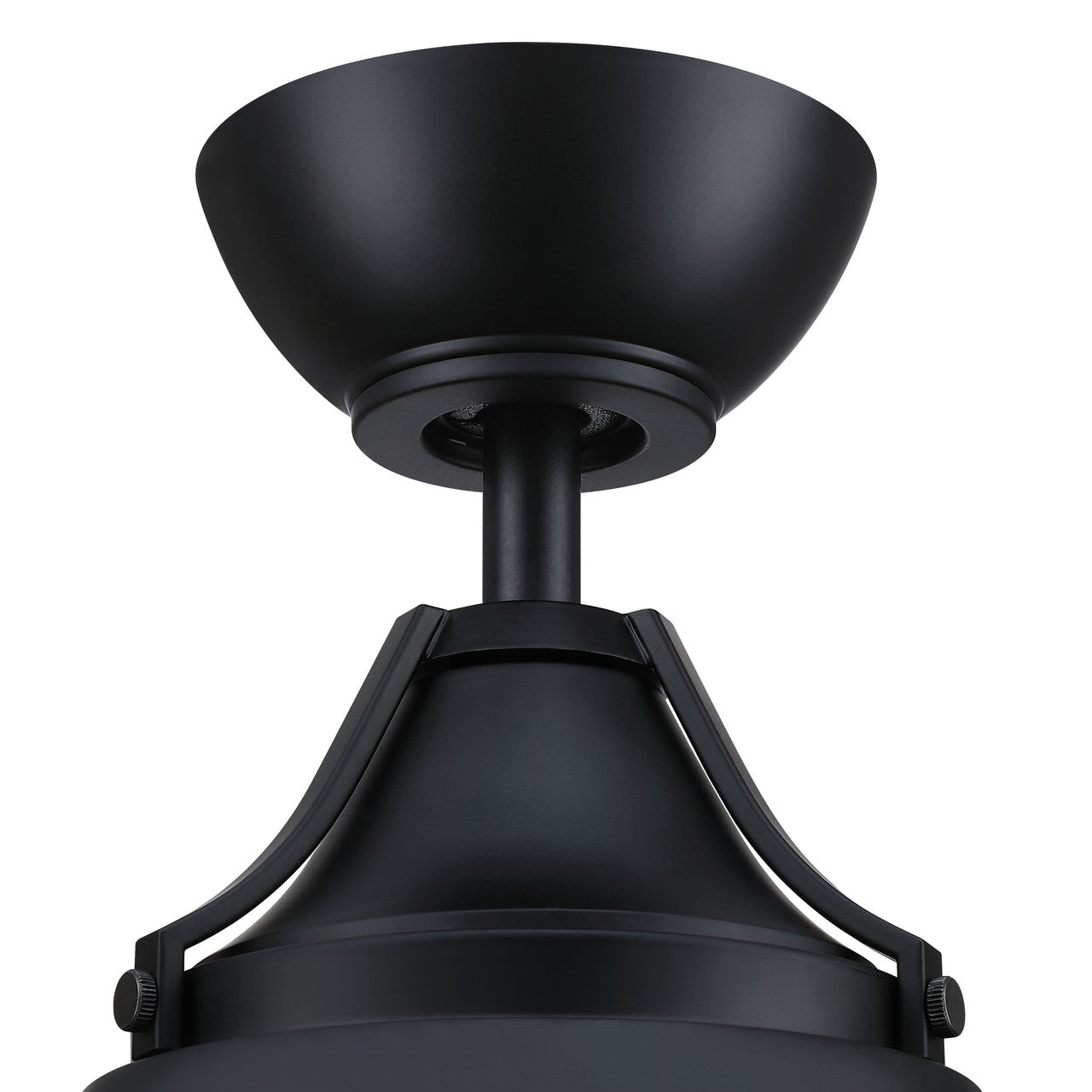 42" Union in Flat Black w/ Clear Acrylic Blades