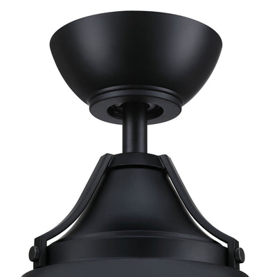 42" Union in Flat Black w/ Clear Acrylic Blades