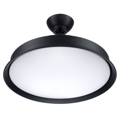 42" Union in Flat Black w/ Clear Acrylic Blades