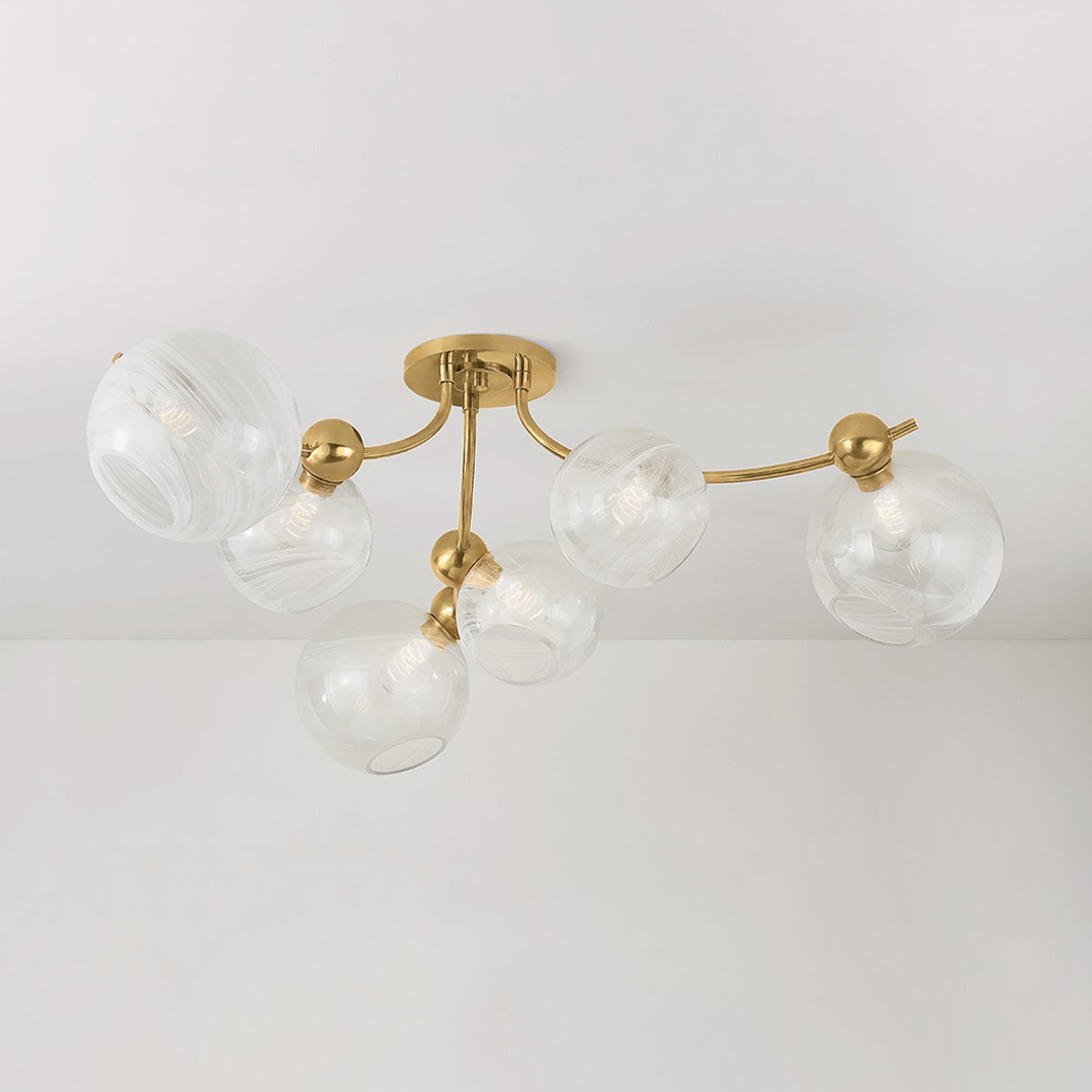 Astraia Semi Flush Semi Flush Corbett Lighting