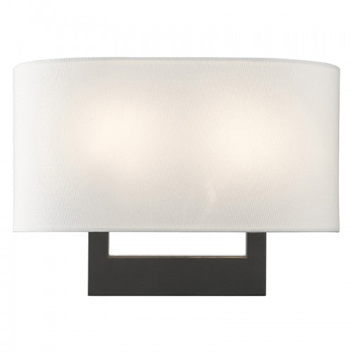 2 Light Black Medium ADA Sconce Wall Sconce Livex