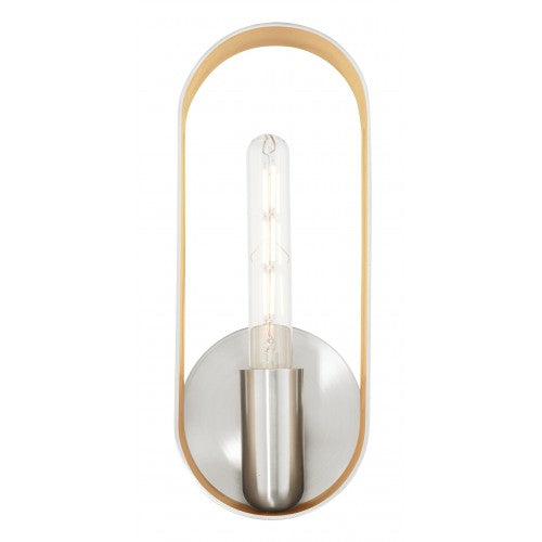 1 Light Brushed Nickel ADA Single Sconce Wall Sconce Livex