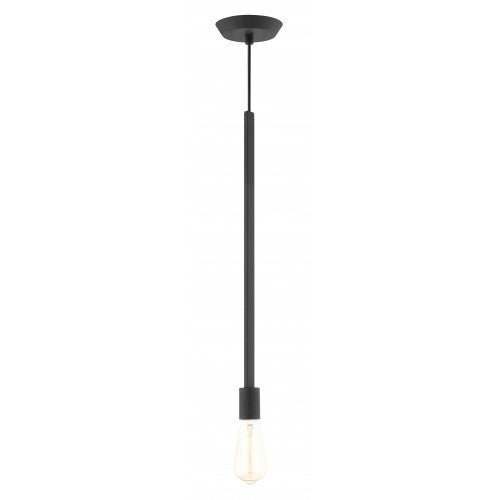 1 Light Black Pendant Pendant Livex