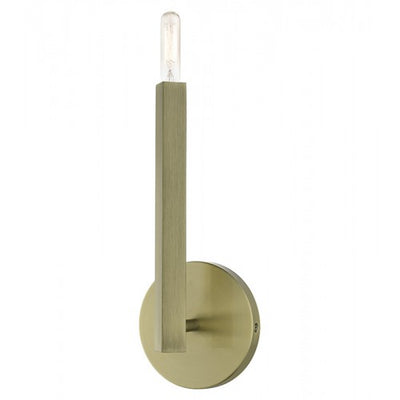 1 Light Antique Brass ADA Sconce Wall Sconce Livex