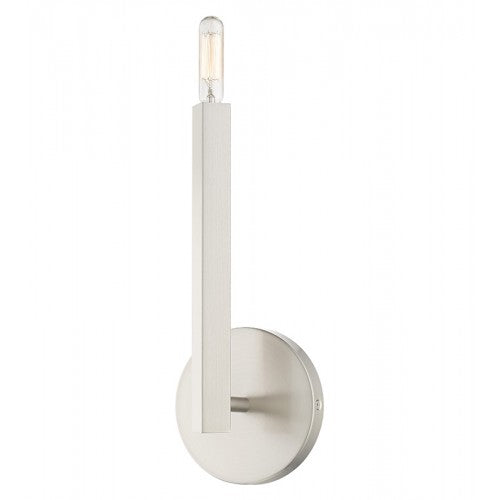 1 Light Brushed Nickel ADA Sconce Wall Sconce Livex