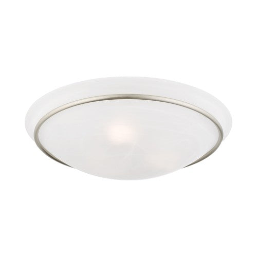 3 Light Brushed Nickel Ceiling Mount Semi Flush Livex