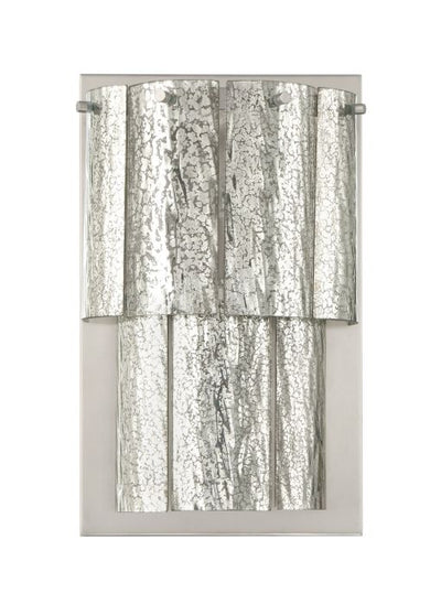 Museo 2 Light Wall Sconce in Brushed Polished Nickel Wall Sconce Craftmade