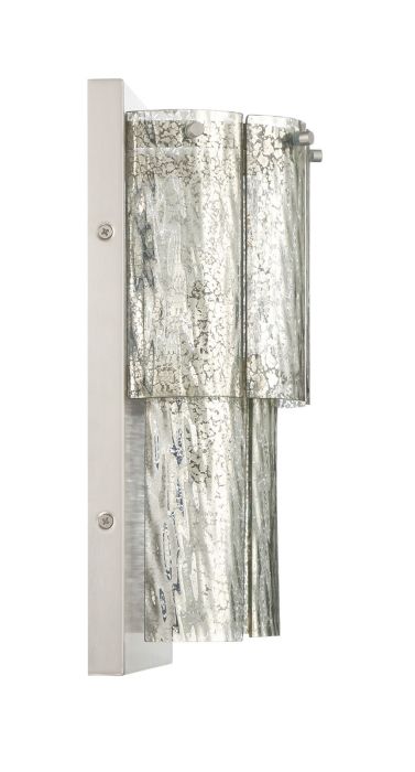 Museo 2 Light Wall Sconce in Brushed Polished Nickel Wall Sconce Craftmade