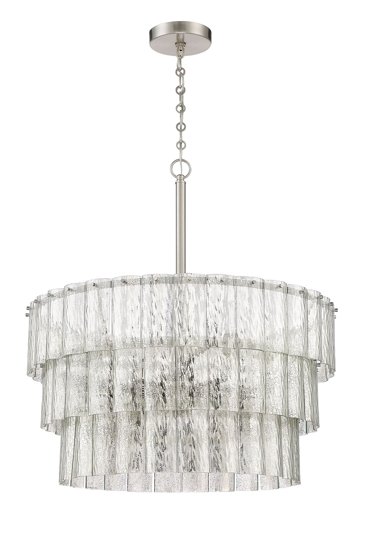 Museo 12 Light Pendant in Brushed Polished Nickel Pendant Craftmade