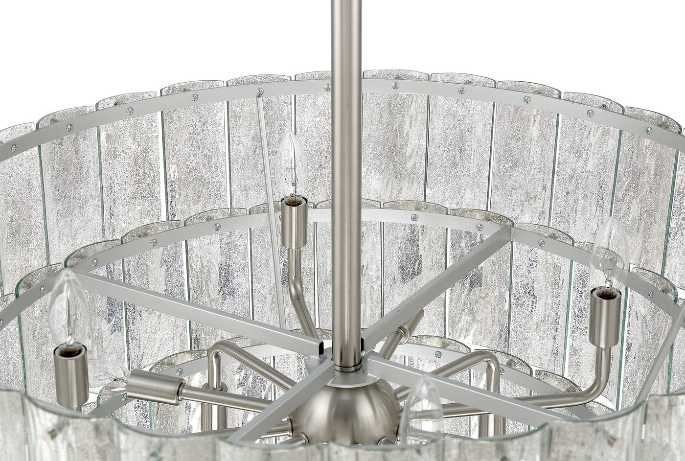 Museo 12 Light Pendant in Brushed Polished Nickel Pendant Craftmade