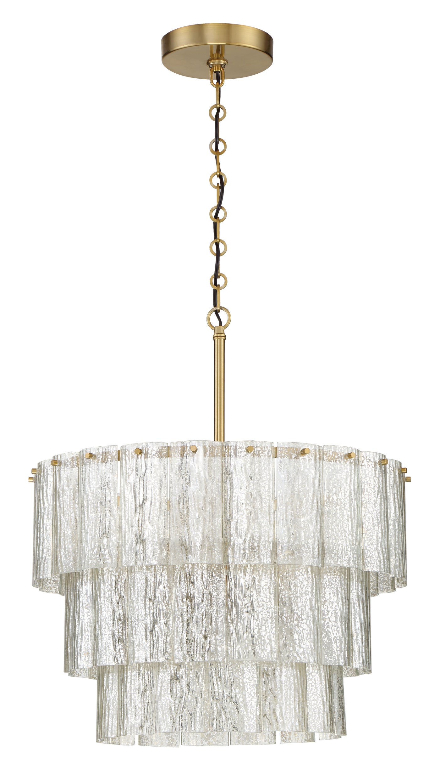 Museo 12 Light Pendant in Satin Brass Pendant Craftmade