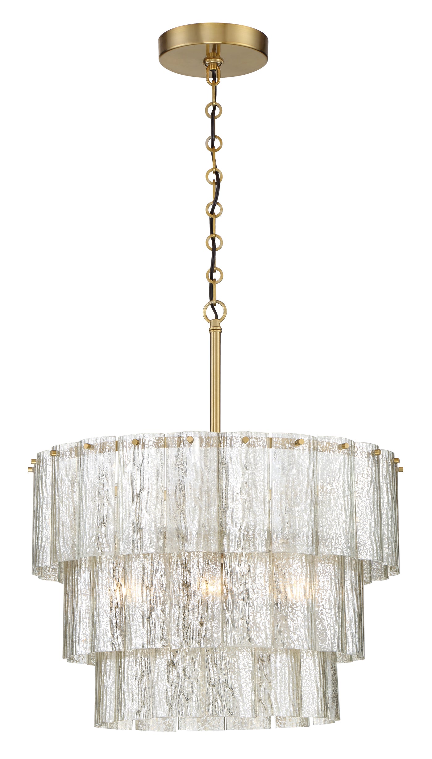 Museo 12 Light Pendant in Satin Brass Pendant Craftmade