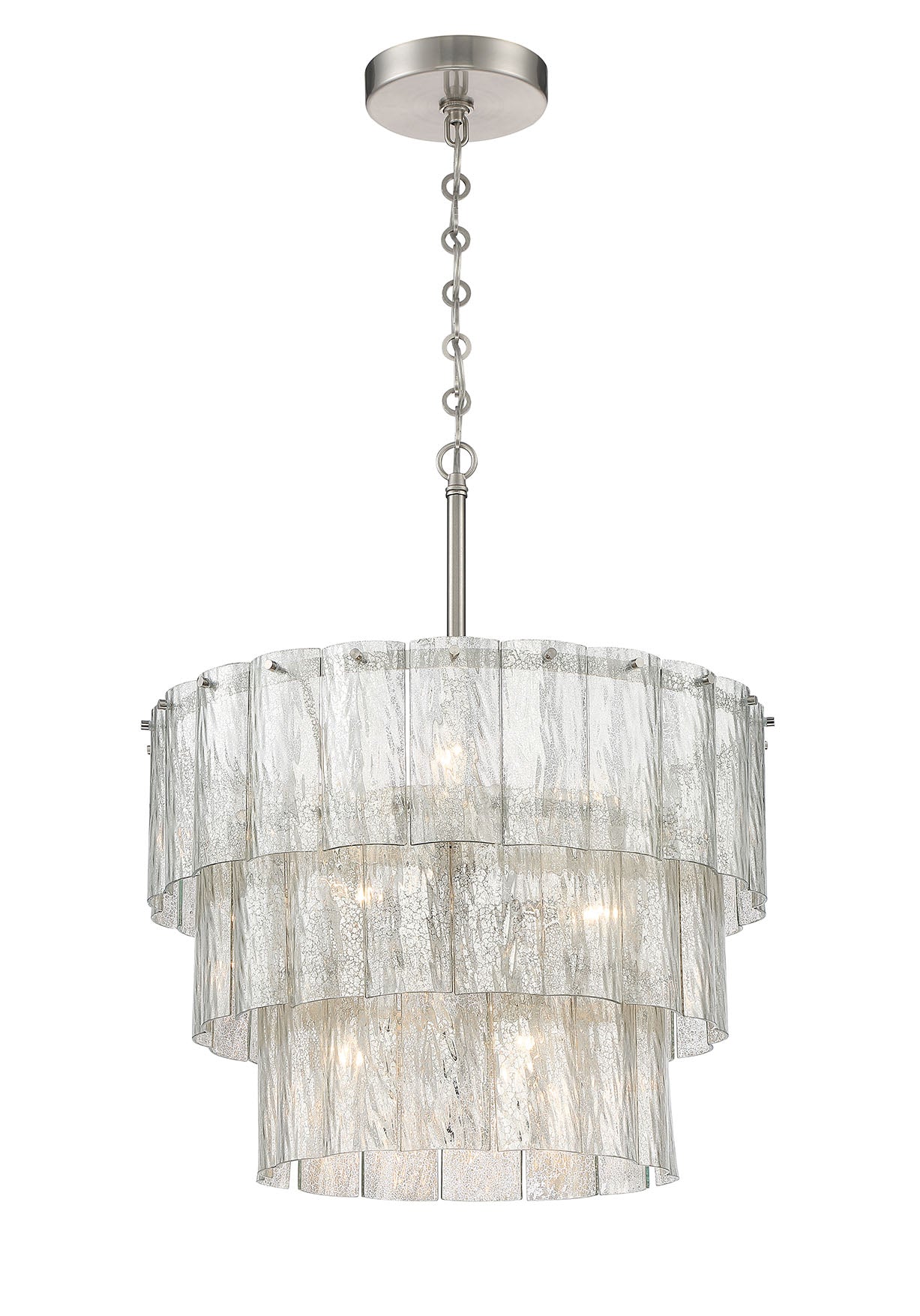 Museo 9 Light Pendant in Brushed Polished Nickel Pendant Craftmade