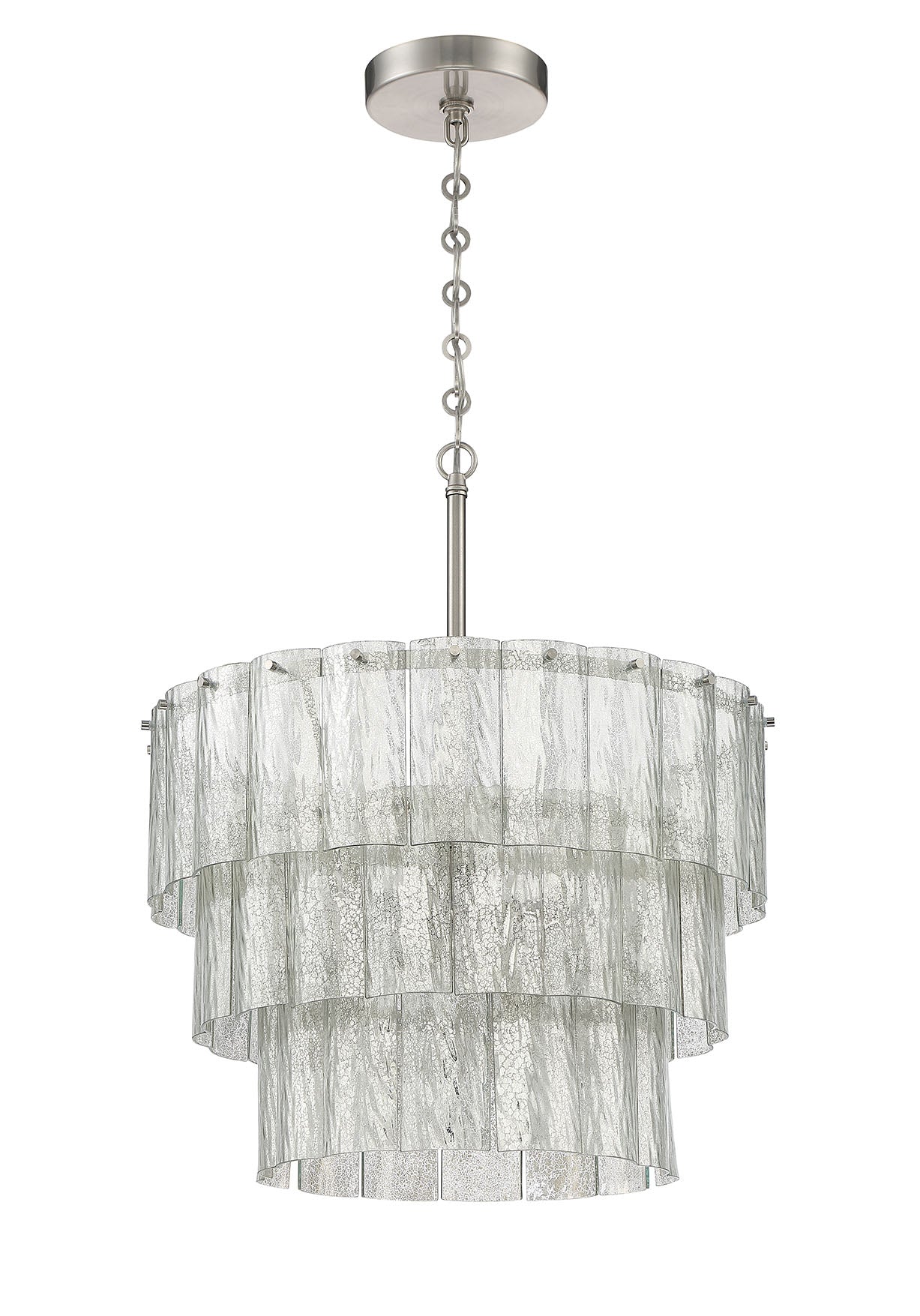 Museo 9 Light Pendant in Brushed Polished Nickel Pendant Craftmade