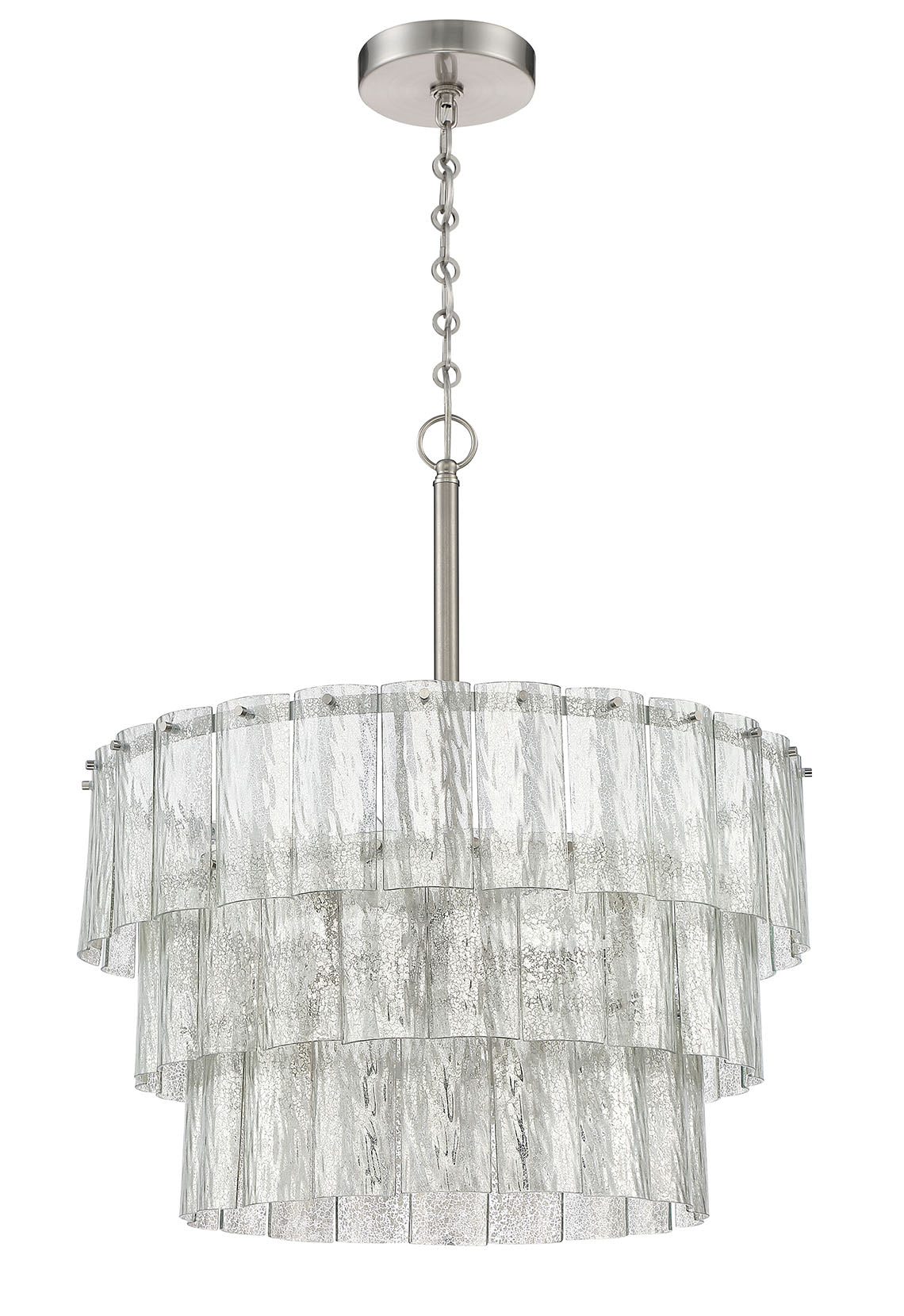 Museo 9 Light Pendant in Brushed Polished Nickel Pendant Craftmade