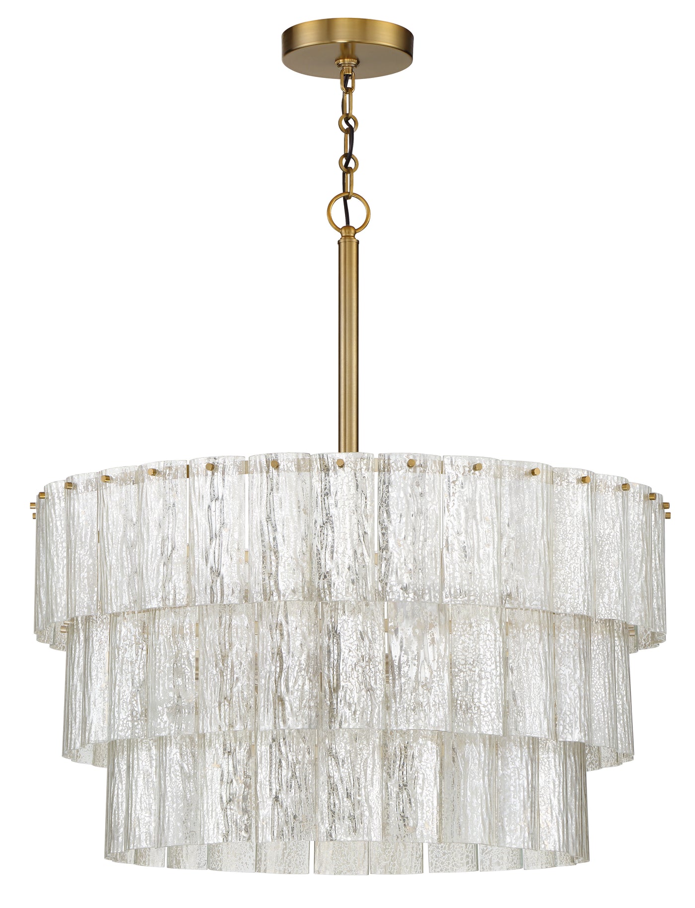 Museo 9 Light Pendant in Satin Brass Pendant Craftmade