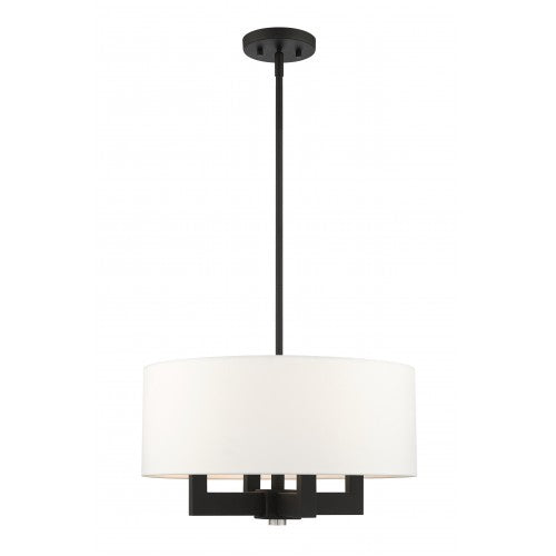 4 Light Black Chandelier Chandelier Livex