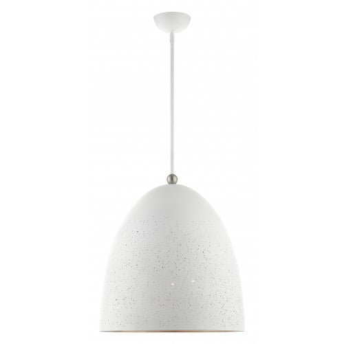 3 Light White Pendant Pendant Livex