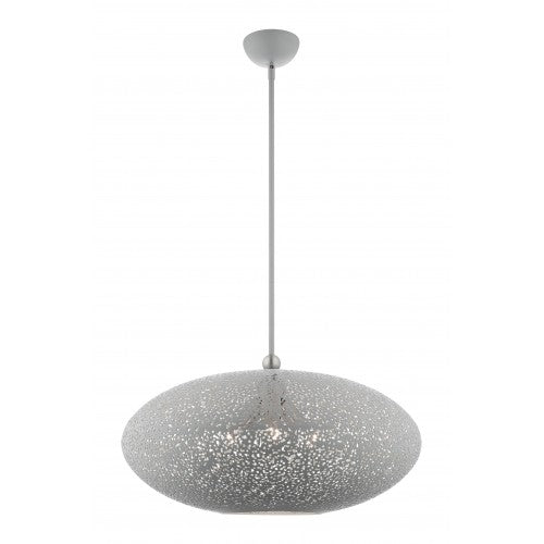 3 Light Nordic Gray Pendant Pendant Livex