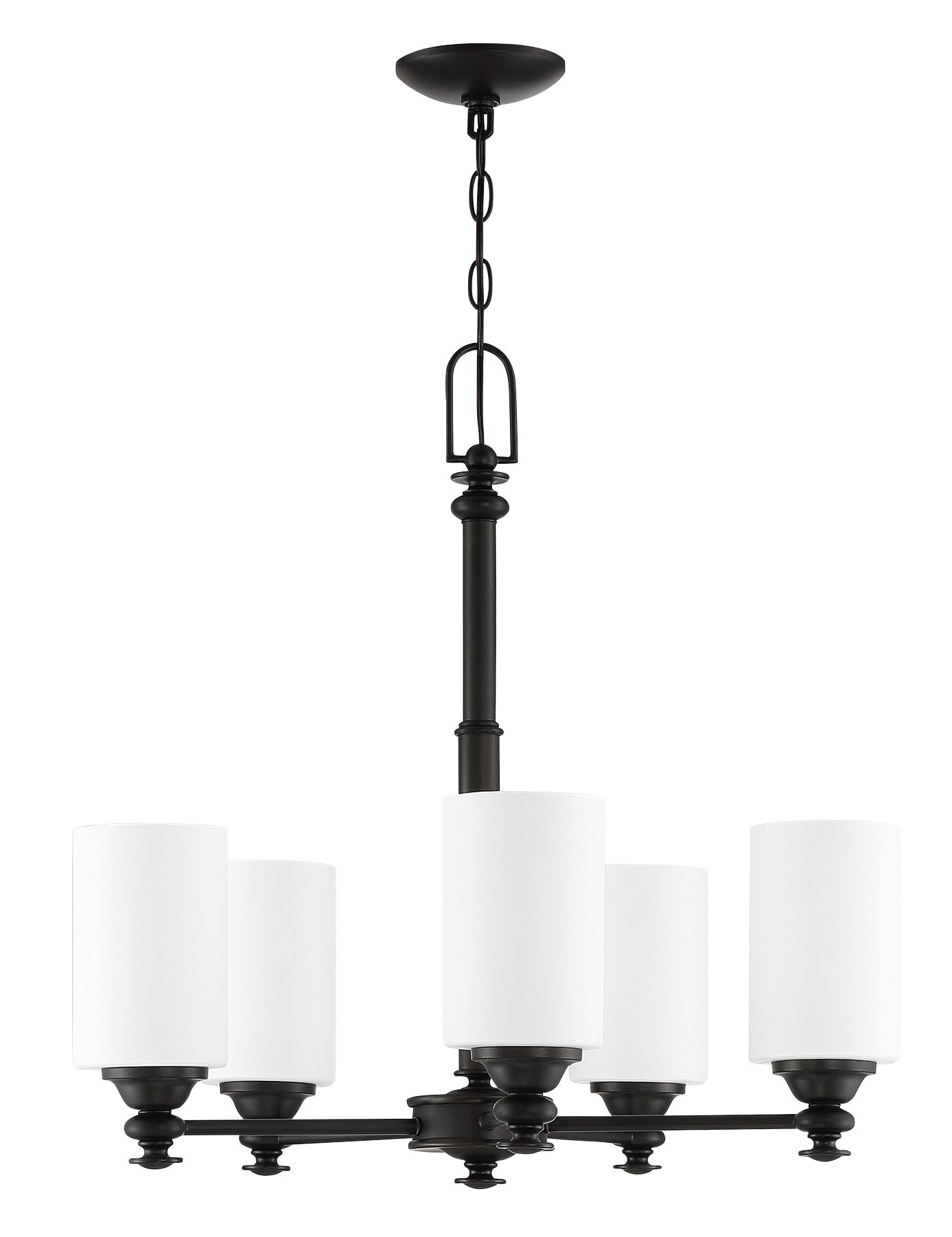 Dardyn 5 Light Chandelier in Espresso Chandelier Craftmade