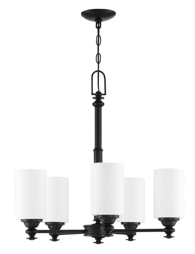 Dardyn 5 Light Chandelier in Espresso Chandelier Craftmade