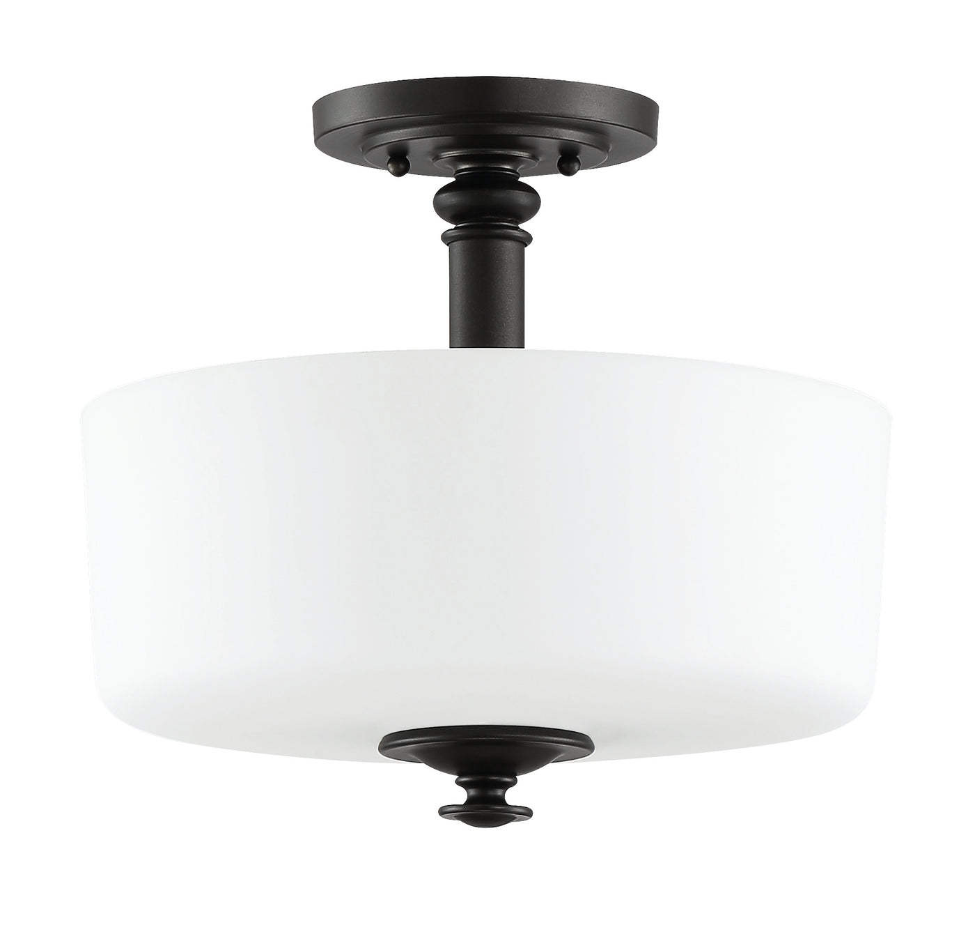 Dardryn 3 Light Convertible Semi Flush in Espresso Semi Flush Craftmade