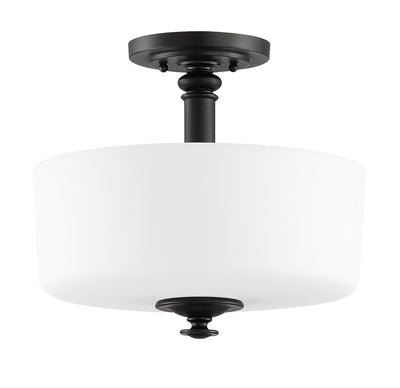 Dardryn 3 Light Convertible Semi Flush in Espresso Semi Flush Craftmade