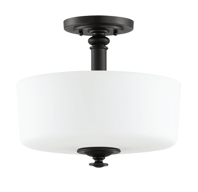 Dardryn 3 Light Convertible Semi Flush in Espresso Semi Flush Craftmade