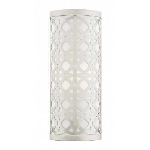 1 Light Brushed Nickel ADA Single Sconce Wall Sconce Livex