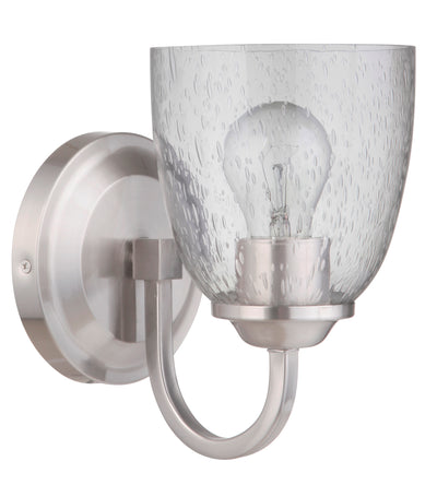 Serene 1 Light Wall Sconce in Brushed Polished Nickel Wall Sconce Craftmade