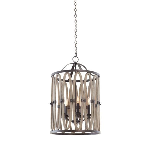 Belmont 5 Light Foyer Chandelier Kalco