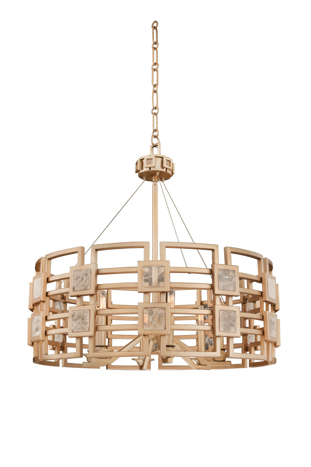 Metropolis 6 Light Pendant Pendant Kalco