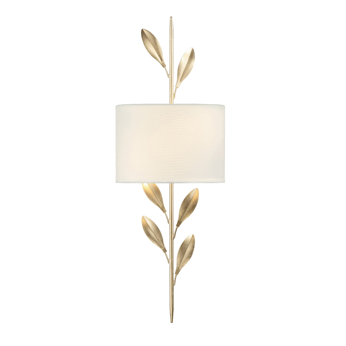 Broche 2 Light Antique Gold Sconce Wall Sconce Crystorama