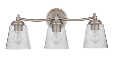 Tyler 3 Light Vanity in Brushed Polished Nickel Bath and Vanity Craftmade