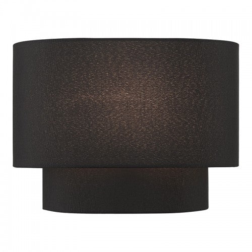 Livex 1-Light Black ADA Wall Sconce - Modern Design for Indoor Lighting Wall Sconce Livex
