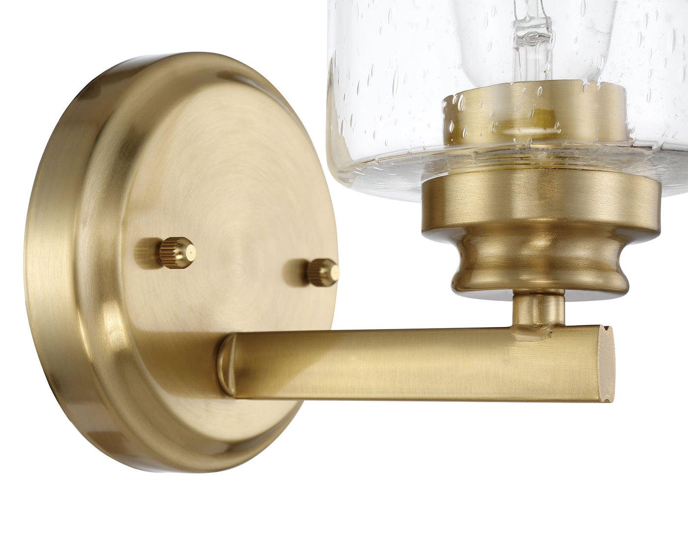 Bolden 1 Light Wall Sconce in Satin Brass Wall Sconce Craftmade