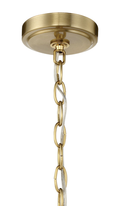 Bolden 5 Light Chandelier in Satin Brass Chandelier Craftmade