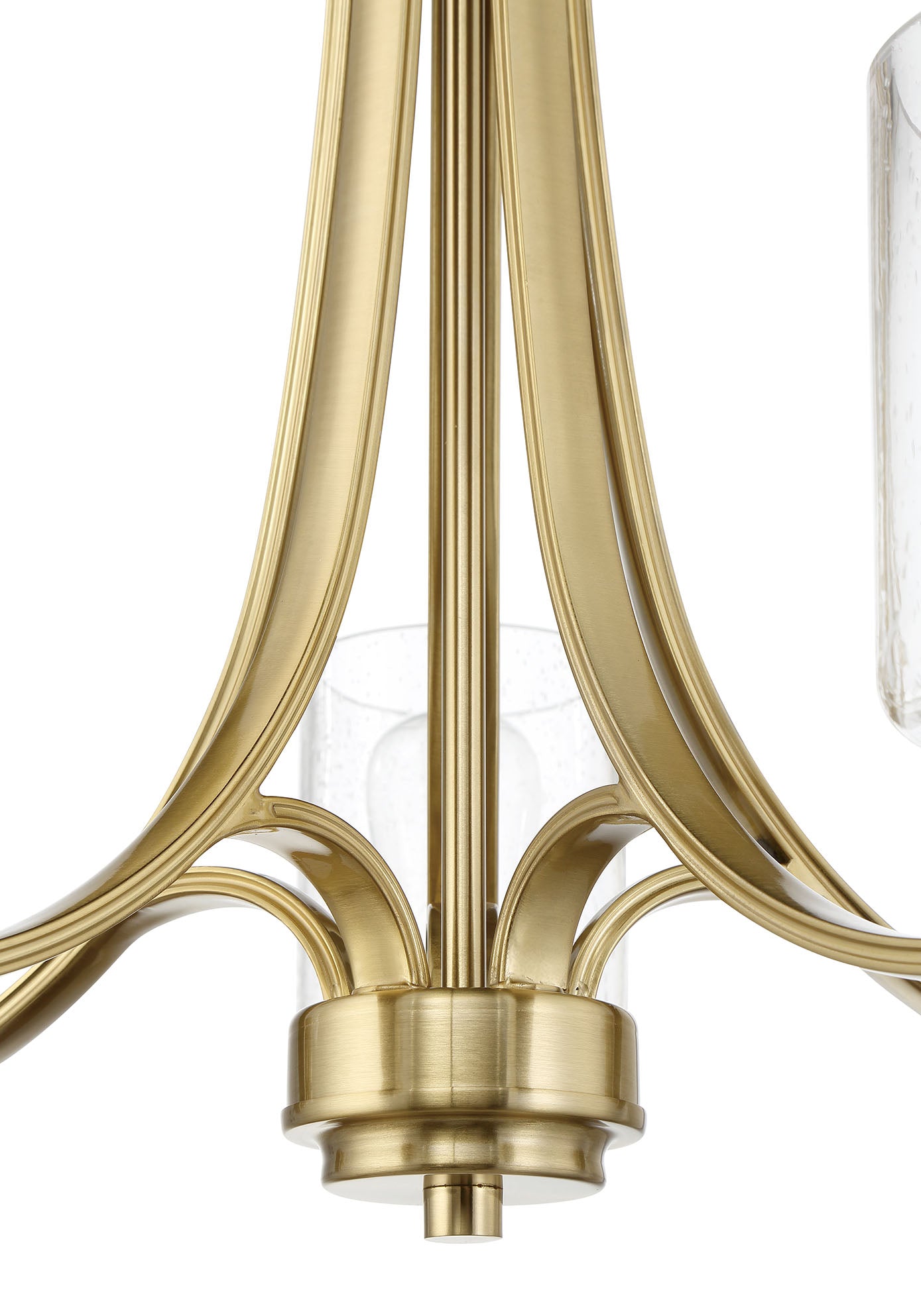 Bolden 5 Light Chandelier in Satin Brass Chandelier Craftmade