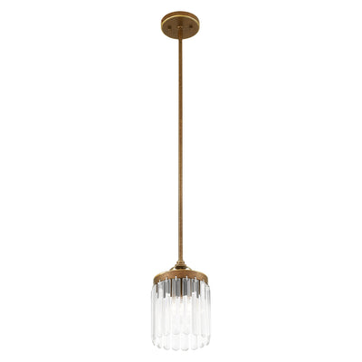 1 Light Palaciall Bronze Single Pendant Pendant Livex