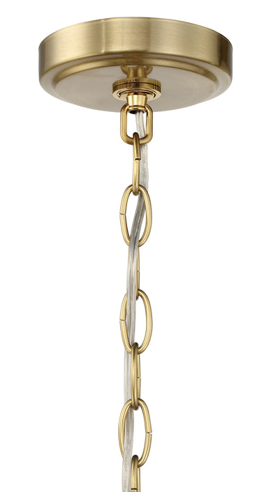 Bolden 6 Light Foyer in Satin Brass Pendant Craftmade