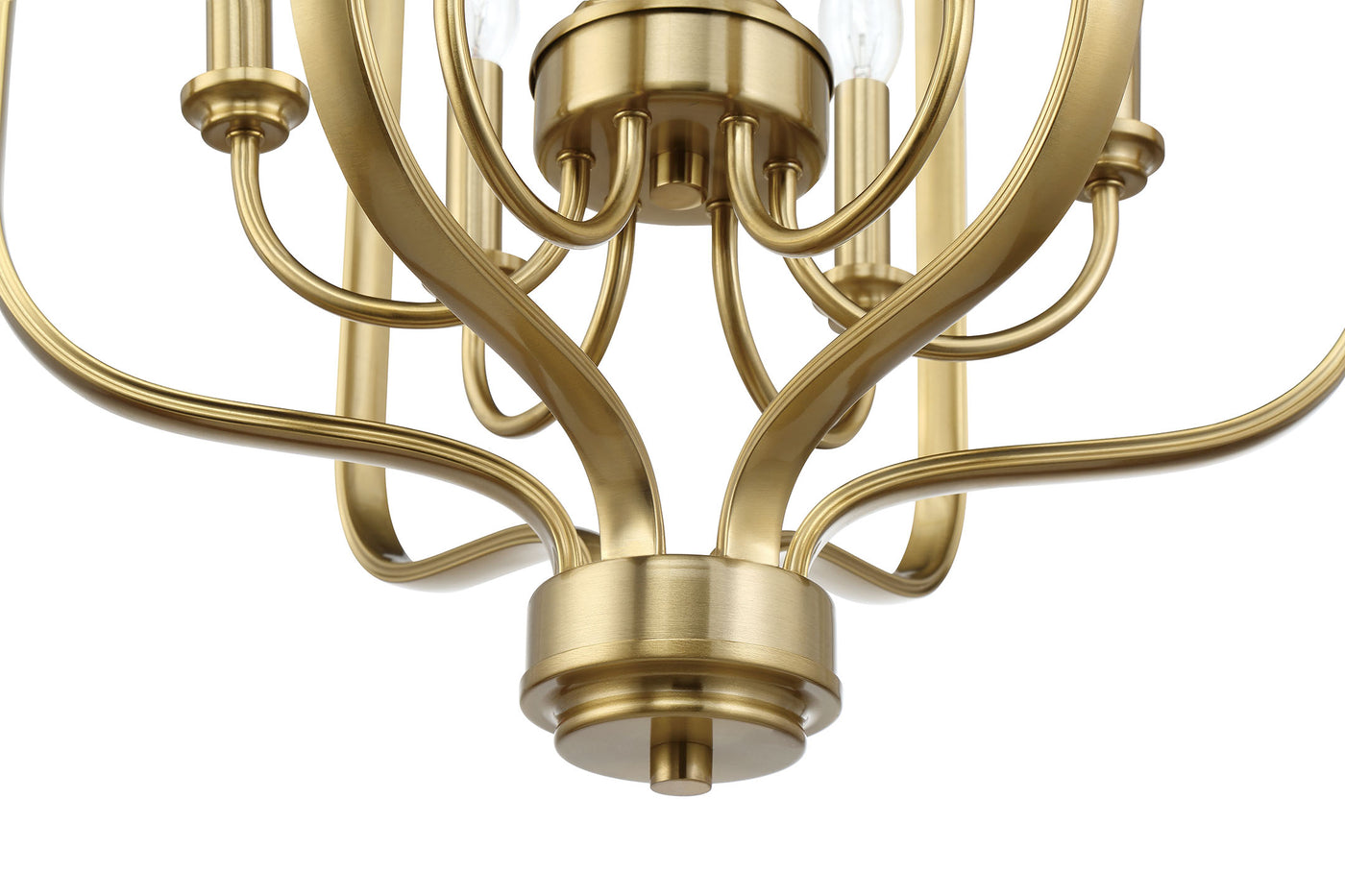 Bolden 6 Light Foyer in Satin Brass Pendant Craftmade