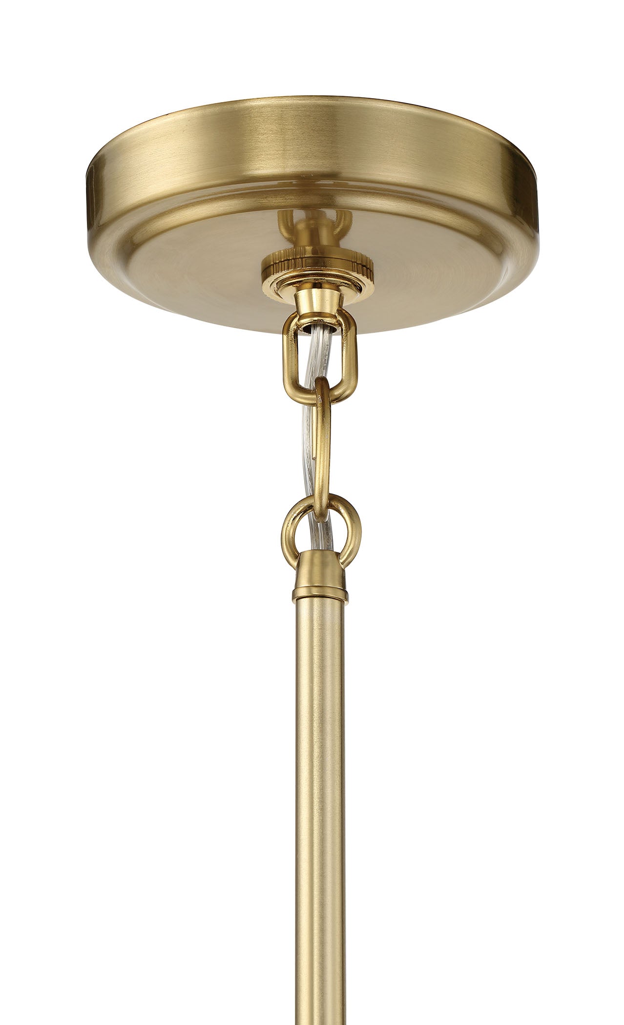 Bolden 1 Light Mini Pendant in Satin Brass Pendant Craftmade