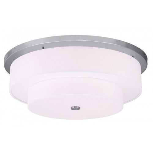 5 Light Brushed Nickel Ceiling Mount Flush Mount Livex