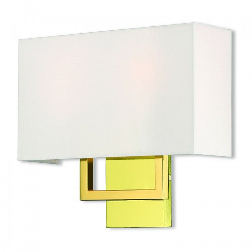 2 Light Polished Brass ADA Wall Sconce Wall Sconce Livex