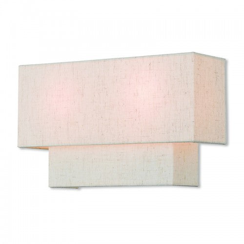 2 Light English Bronze ADA Wall Sconce Wall Sconce Livex