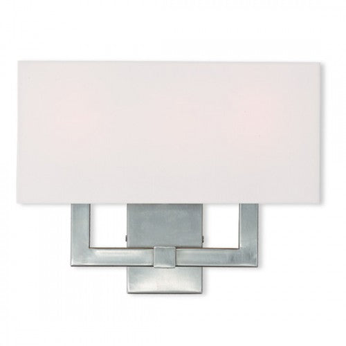 3 Light Brushed Nickel Wall Sconce Wall Sconce Livex