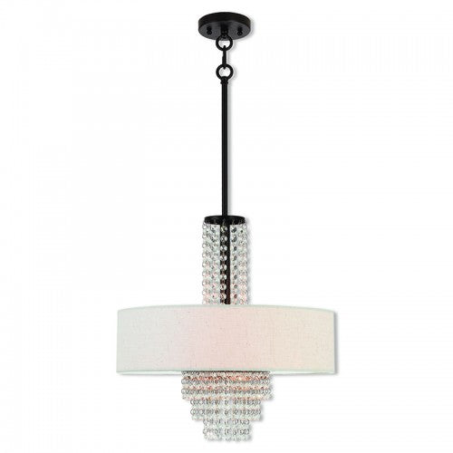 4 Light EBZ Pendant Chandelier Chandelier Livex