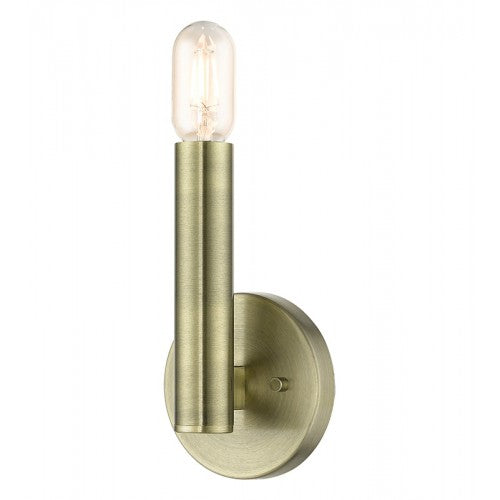 1 Light Antique Brass ADA Sconce Wall Sconce Livex