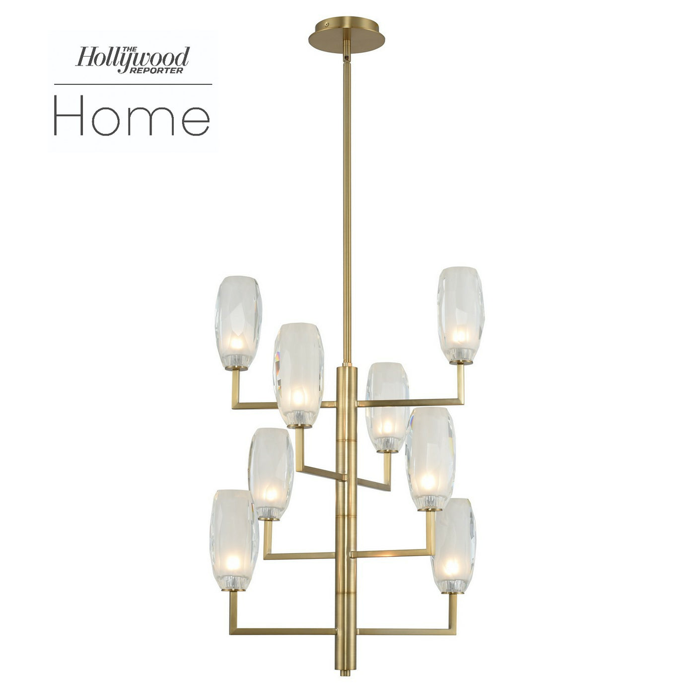 June 8 Light Foyer Chandelier Kalco